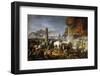 The Battle of Ratisbon, by Charles Thevenin-null-Framed Photographic Print