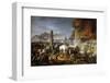 The Battle of Ratisbon, by Charles Thevenin-null-Framed Photographic Print