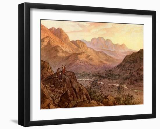 The Battle of Rephidim, Exodus - Bible-William Brassey Hole-Framed Giclee Print