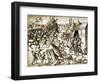 The Battle of Roch Darien and Charles of Blois Taken Prisoner by the English-null-Framed Giclee Print