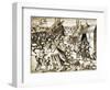 The Battle of Roch Darien and Charles of Blois Taken Prisoner by the English-null-Framed Giclee Print
