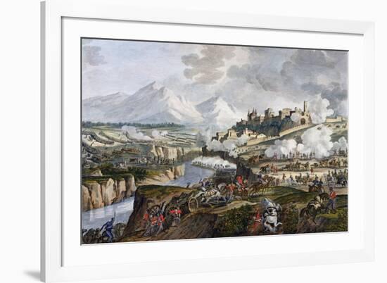 The Battle of Rovereto, Italy, 18 Fructidor, Year 4 (September 1796-Jean Duplessis-bertaux-Framed Giclee Print