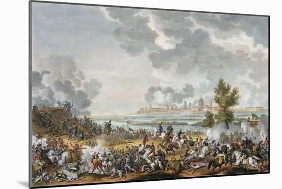 The Battle of San Giorgio di Mantova, Italy, 29 Fructidor, Year 4 (September 1796)-Jean Duplessis-bertaux-Mounted Giclee Print
