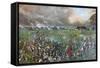 The Battle of San Jacinto, Pub. 1905 (Colour Litho)-Henry Arthur (after) McArdle-Framed Stretched Canvas