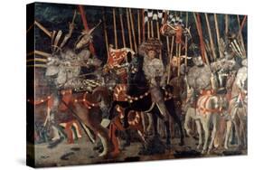 The Battle of San Romano, 1432 (C1435-144)-Paolo Uccello-Stretched Canvas