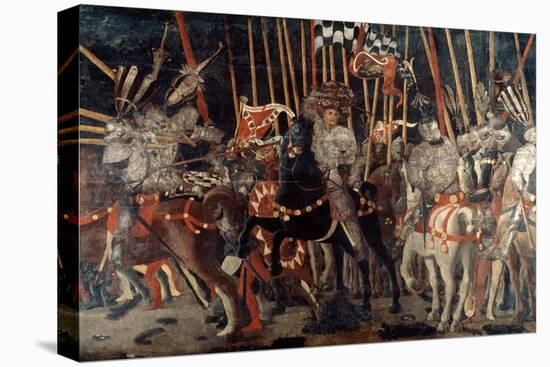 The Battle of San Romano, 1432 (C1435-144)-Paolo Uccello-Stretched Canvas