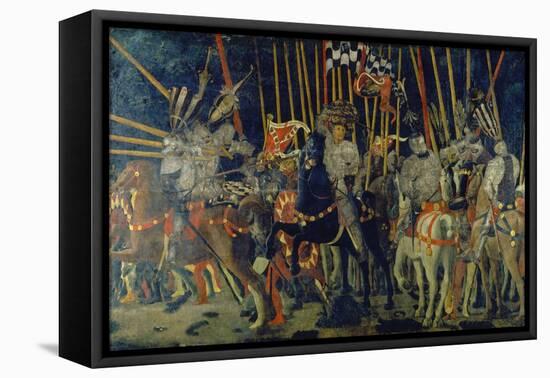 The Battle of San Romano, 1432-Paolo Uccello-Framed Stretched Canvas