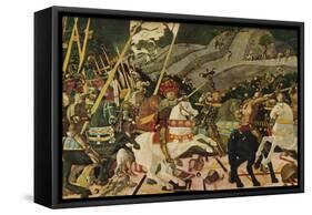 'The Battle of San Romano', c1438, (1909)-Paolo Uccello-Framed Stretched Canvas