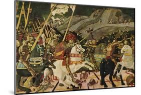 'The Battle of San Romano', c1438, (1909)-Paolo Uccello-Mounted Giclee Print