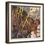 The Battle of San Romano, circa 1450-60 (Detail)-Paolo Uccello-Framed Premium Giclee Print