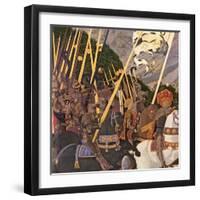 The Battle of San Romano, circa 1450-60 (Detail)-Paolo Uccello-Framed Premium Giclee Print