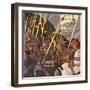 The Battle of San Romano, circa 1450-60 (Detail)-Paolo Uccello-Framed Giclee Print