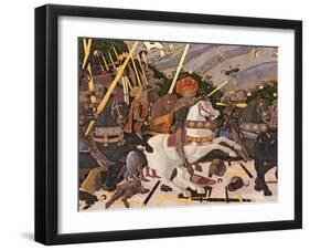 The Battle of San Romano, circa 1450-60-Paolo Uccello-Framed Giclee Print