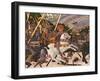 The Battle of San Romano, circa 1450-60-Paolo Uccello-Framed Giclee Print