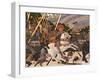 The Battle of San Romano, circa 1450-60-Paolo Uccello-Framed Giclee Print