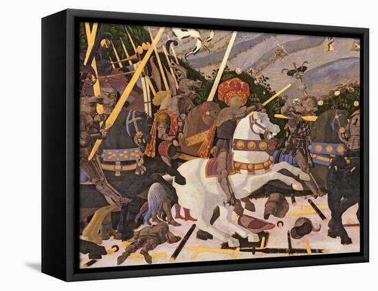 The Battle of San Romano, circa 1450-60-Paolo Uccello-Framed Stretched Canvas