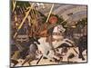 The Battle of San Romano, circa 1450-60-Paolo Uccello-Mounted Premium Giclee Print