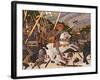 The Battle of San Romano, circa 1450-60-Paolo Uccello-Framed Giclee Print