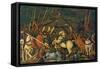 The Battle of San Romano in 1432, c.1456-Paolo Uccello-Framed Stretched Canvas