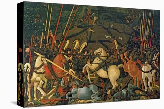 The Battle of San Romano in 1432, c.1456-Paolo Uccello-Stretched Canvas