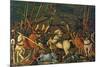 The Battle of San Romano in 1432, c.1456-Paolo Uccello-Mounted Giclee Print