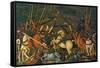 The Battle of San Romano in 1432, c.1456-Paolo Uccello-Framed Stretched Canvas