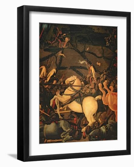 The Battle of San Romano in 1432, c.1456-Paolo Uccello-Framed Giclee Print