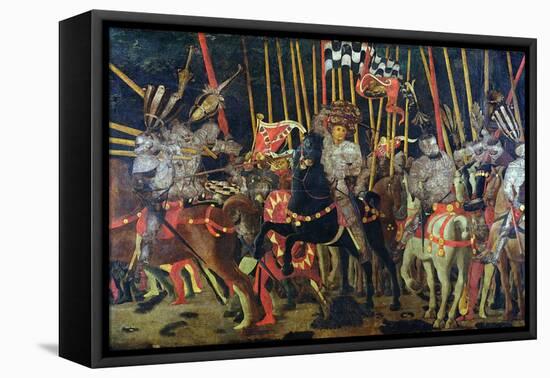 The Battle of San Romano in 1432, circa 1456-Paolo Uccello-Framed Stretched Canvas