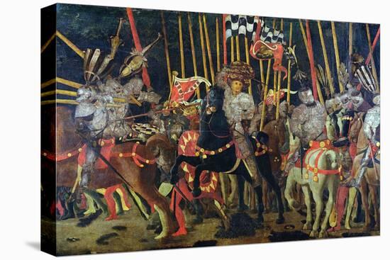 The Battle of San Romano in 1432, circa 1456-Paolo Uccello-Stretched Canvas