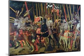 The Battle of San Romano in 1432, circa 1456-Paolo Uccello-Mounted Giclee Print
