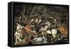 The Battle of San Romano in 1432-Paolo Uccello-Framed Stretched Canvas