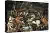 The Battle of San Romano in 1432-Paolo Uccello-Stretched Canvas
