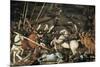 The Battle of San Romano in 1432-Paolo Uccello-Mounted Premium Giclee Print