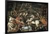 The Battle of San Romano in 1432-Paolo Uccello-Framed Art Print