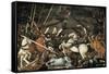 The Battle of San Romano in 1432-Paolo Uccello-Framed Stretched Canvas