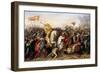 The Battle of Saucourt-En-Vimeu on 3 August 881-Jean-Joseph Dassy-Framed Giclee Print