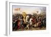 The Battle of Saucourt-En-Vimeu on 3 August 881-Jean-Joseph Dassy-Framed Giclee Print