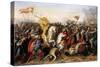 The Battle of Saucourt-En-Vimeu on 3 August 881-Jean-Joseph Dassy-Stretched Canvas