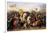 The Battle of Saucourt-En-Vimeu on 3 August 881-Jean-Joseph Dassy-Framed Giclee Print