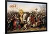 The Battle of Saucourt-En-Vimeu on 3 August 881-Jean-Joseph Dassy-Framed Giclee Print