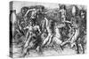 The Battle of Sea Gods-Andrea Mantegna-Stretched Canvas
