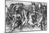 The Battle of Sea Gods-Andrea Mantegna-Mounted Giclee Print