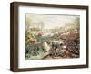 The Battle of Shiloh, 1862-Kurz And Allison-Framed Giclee Print