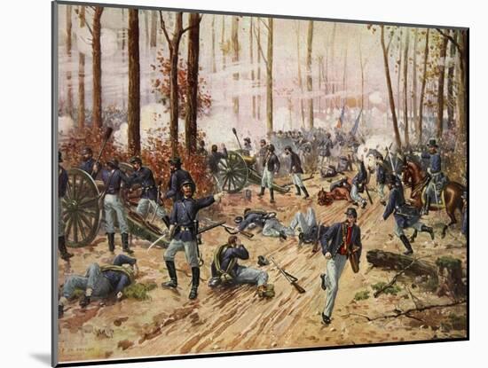 The Battle of Shiloh April 6Th-7th 1862-Henry Alexander Ogden-Mounted Giclee Print