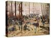 The Battle of Shiloh April 6Th-7th 1862-Henry Alexander Ogden-Stretched Canvas