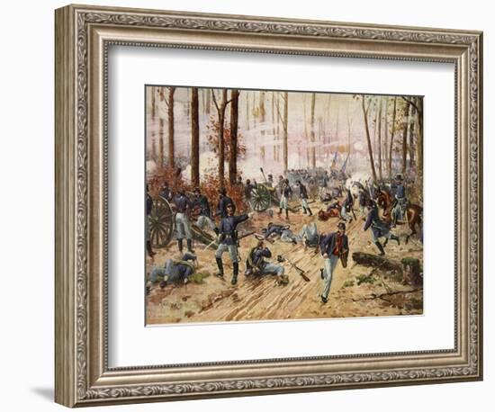 The Battle of Shiloh April 6Th-7th 1862-Henry Alexander Ogden-Framed Giclee Print