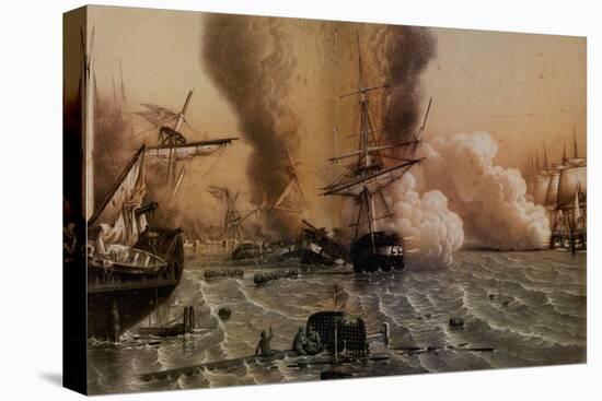 The Battle of Sinop on 30 November 1853, Mid of the 19th C-null-Stretched Canvas