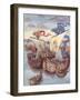 The Battle of Sluys (Colour Litho)-Anne & Johnstone Janet (1928-79) Johnstone-Framed Giclee Print