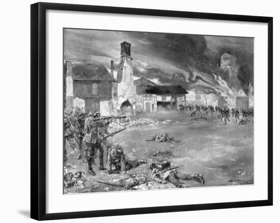 The Battle of Sommesous, 1914-Sidney Adamson-Framed Giclee Print