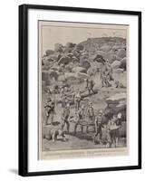 The Battle of Spion Kop, a Long Ladder of Pain-Henry Marriott Paget-Framed Giclee Print